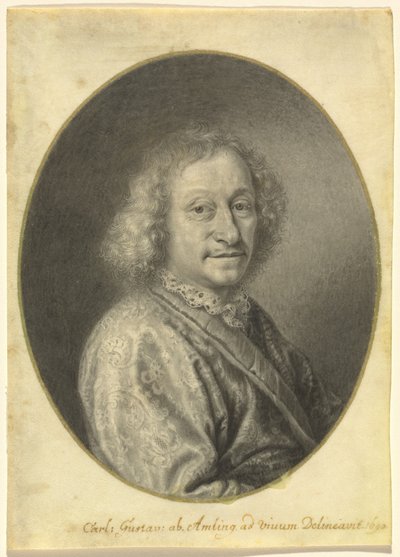 Bir Beyefendinin Portresi by Carl Gustav Amling