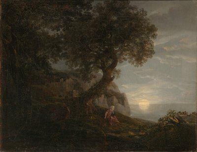 Ayın doğuşu by Carl Gustav Carus