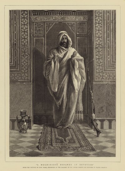 Adanmışlıkta Mugharibee Bedevi by Carl Haag