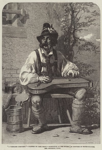 Tirollü Bir Besteci by Carl Haag