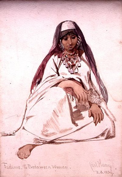 Fadine, Bedaween Kadını by Carl Haag