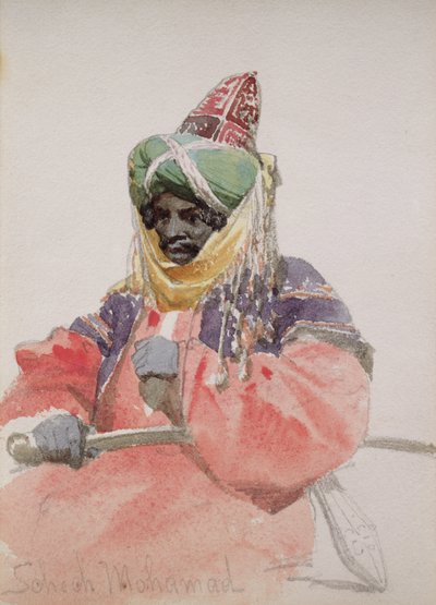 Bir Arap portresi by Carl Haag