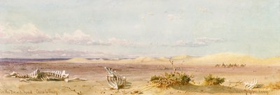 Çölde Kum Tepeleri, Kahire, Süveyş, 1859 by Carl Haag
