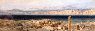 Antik Tiberias Harabeleri, 1859 (kağıt üzerinde wc ve kalem) by Carl Haag