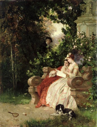 Dinleyici, 1868 by Carl Heinrich Hoff