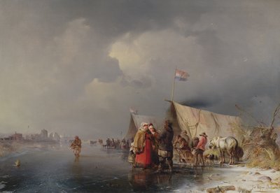 Buzdaki Hollanda Kampı, 1849 by Carl Hilgers