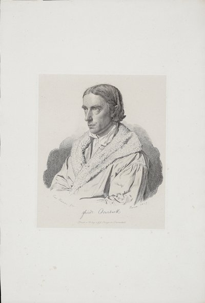 Johann Friedrich Overbeck 1789-1869, 1837 by Carl Küchler