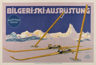Bilgeri Kayak Gereçleri, c. 1910. by Carl Kunst
