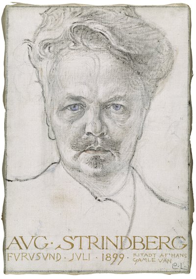 Ağustos Strindberg by Carl Larsson