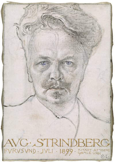 Ağustos Strindberg, 1899 by Carl Larsson