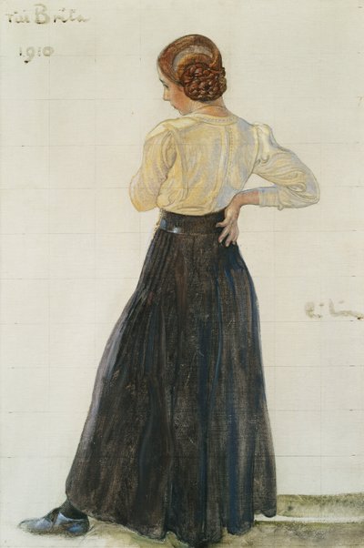 Britanya, 1910 by Carl Larsson