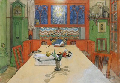 Gün Bitti, İyi Geceler! 1908 by Carl Larsson
