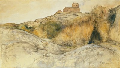 Marstrand Kalesi; Marstrands Oruç, 1893 by Carl Larsson