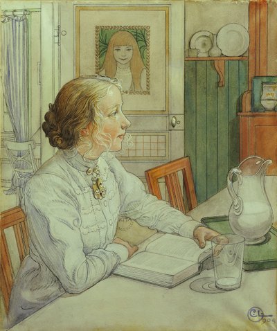 En Büyük Kızım, 1904 by Carl Larsson