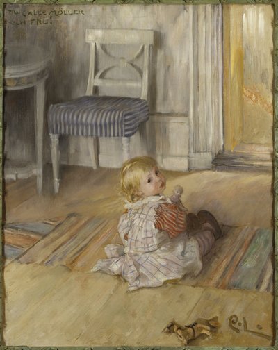 Pontus, Larsson, Carl (1853-1919). Tuval üzerine yağlıboya by Carl Larsson