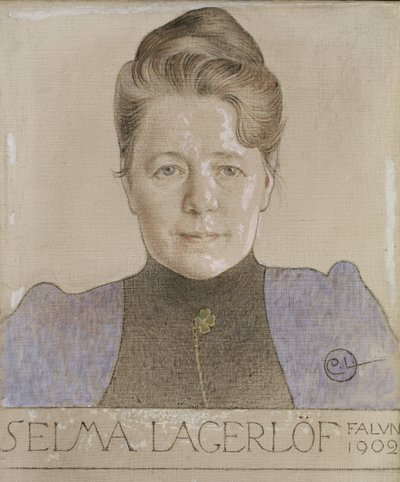 Selma Lagerlof, 1902 by Carl Larsson