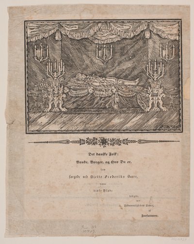 lit de geçit töreninde 6. Frederik by Carl Leonard Sandberg