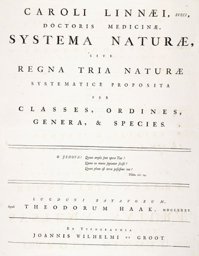 Systema naturae