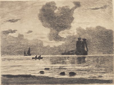 denizde akşam by Carl Locher