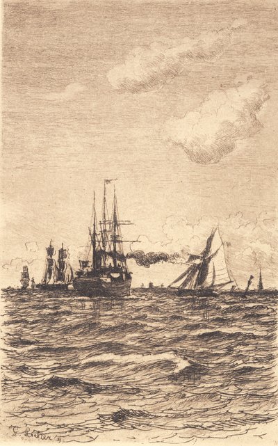 Vapurlar ve yelkenli gemiler by Carl Locher