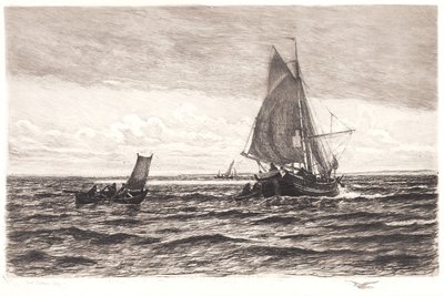 Olta takımı ve kürekli tekneler by Carl Locher