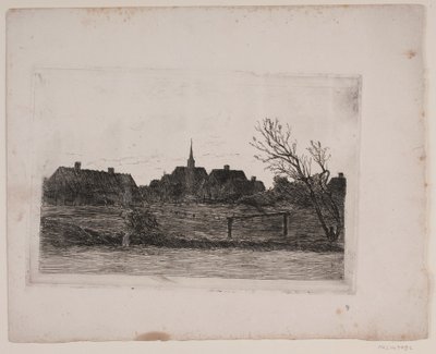 Hornbæk kilisesi, yaz akşamı by Carl Locher