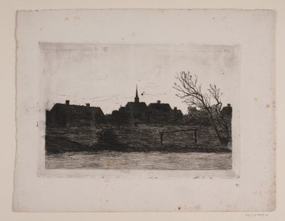 Hornbæk kilisesi, yaz akşamı by Carl Locher