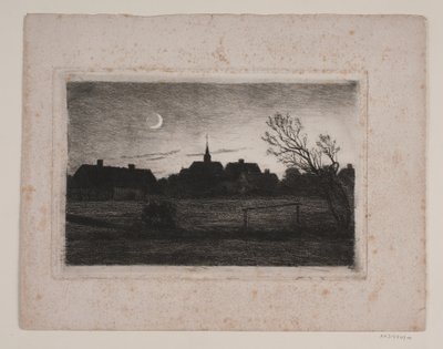 Hornbæk kilisesi, yaz akşamı by Carl Locher