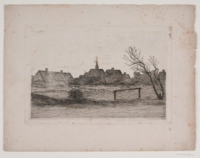 Hornbæk kilisesi, yaz akşamı by Carl Locher