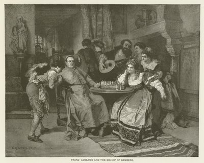 Franz Adelaide ve Bamberg Piskoposu by Carl Ludwig Friedrich Becker