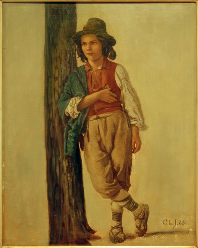 C.L.Jessen, İtalyan çoban çocuğu by Carl Ludwig Jessen