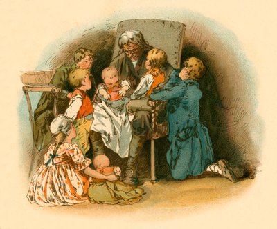 Robinson Crusoe yine evinde by Carl Marr