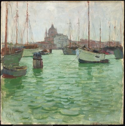 Santa Marie della Selamı (panelde yağ) by Carl Moll