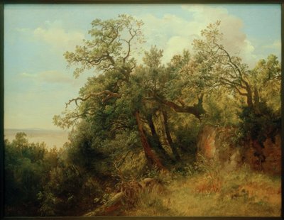C. Morgenstern, Ariccia parkında by Carl Morgenstern