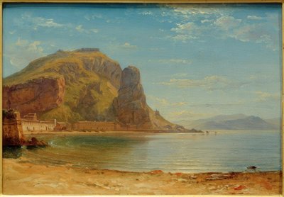 C. Sabah yıldızı, Terracina ile balık kayası by Carl Morgenstern