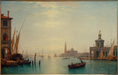 Venedik, Büyük Kanal, S.Giorgio manzarası… / C.Morgenstern by Carl Morgenstern