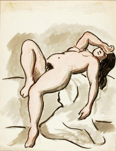 Uzanmış Çıplak by Carl Newman