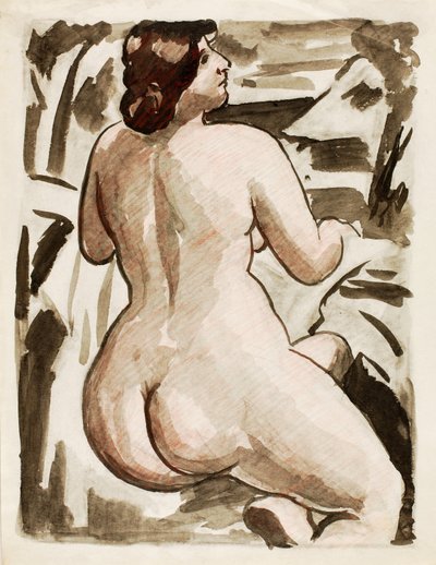 Ayakta Duran Çıplak Kadın by Carl Newman