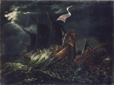 Frithjof iki okyanus trolünü öldürdü by Carl Peter Lehmann