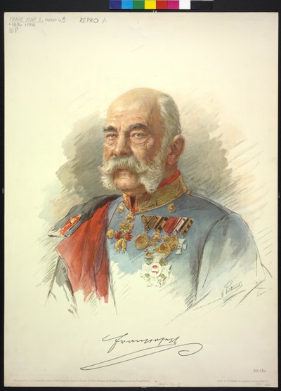 Avusturya İmparatoru I. Franz Joseph by Carl Pietzner
