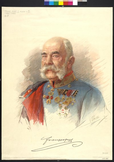 Avusturya İmparatoru I. Franz Joseph by Carl Pietzner