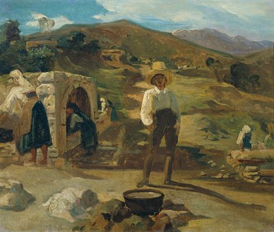 İtalyan manzarası by Carl Rahl