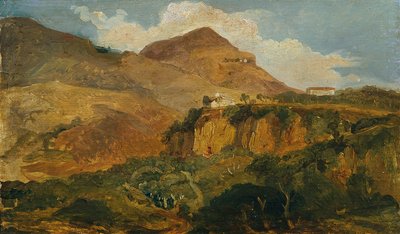 Güney dağ manzarası by Carl Rahl