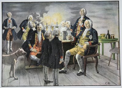 Tütün Veliaht Prens Frederick ve Prens Henry personeli by Carl Röchling