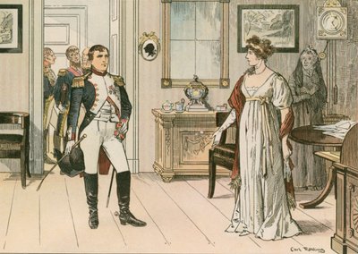 Prusya Kraliçesi Louise (1776-1810) ve Napolyon I (1769-1821), 1807