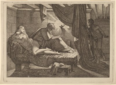 Xenocrates ve Phryne by Carl Russ