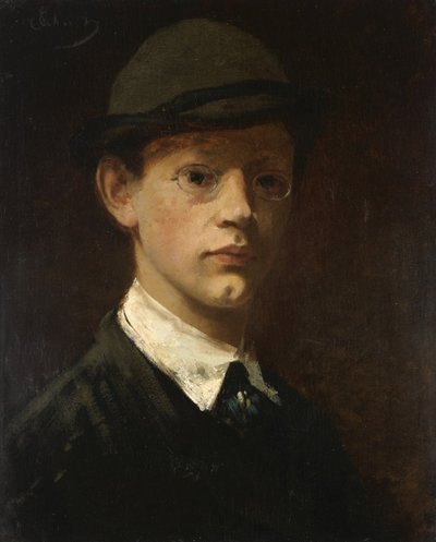 erkek portre by Carl Schuch