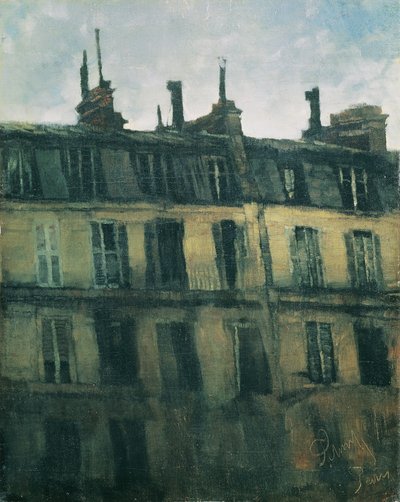 Paris evleri by Carl Schuch