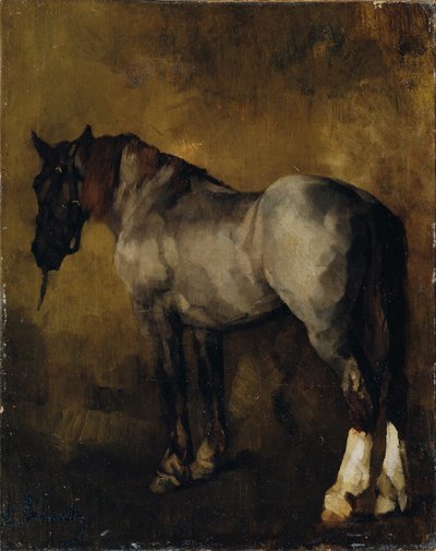 at çalışması by Carl Schuch