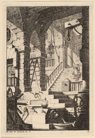 Antik Hapishane Fantazisi by Carl Schütz